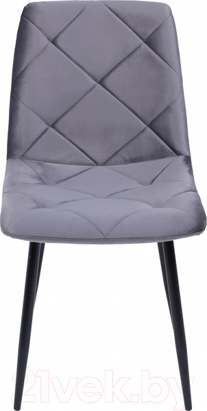 Изображение товара Стул AksHome Gill (темно-серый велюр/черный)