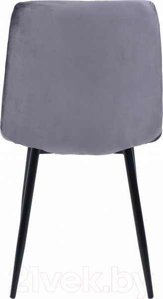 Изображение товара Стул AksHome Gill (темно-серый велюр/черный)