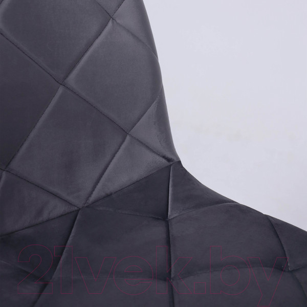 Изображение товара Стул AksHome Gill (темно-серый велюр/черный)