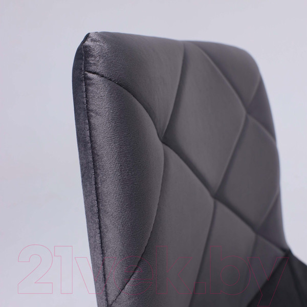 Изображение товара Стул AksHome Gill (темно-серый велюр/черный)