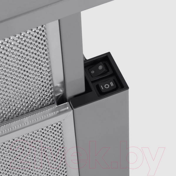 Изображение товара Вытяжка телескопическая Maunfeld VSQ 60 (нержавеющая сталь/белое стекло)