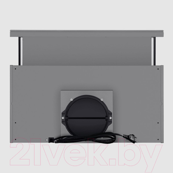 Изображение товара Вытяжка телескопическая Maunfeld VSQ 60 (нержавеющая сталь/белое стекло)