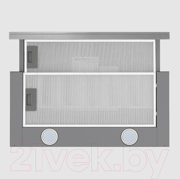 Изображение товара Вытяжка телескопическая Maunfeld VSQ 60 (нержавеющая сталь/белое стекло)