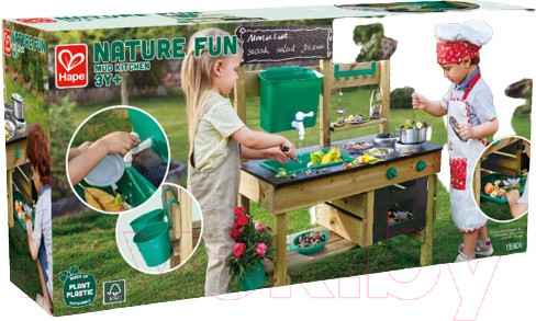 Изображение товара Детская кухня Hape Моя первая кухня / E3193_HP