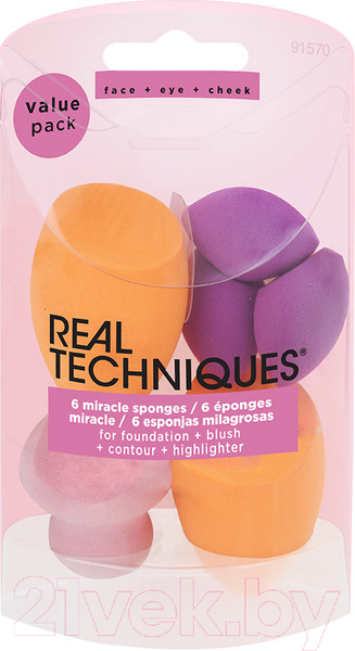 Изображение товара Набор спонжей для макияжа Real Techniques Miracle Complexion Sponges / RT1570