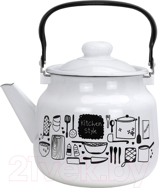 Изображение товара Чайник Эмаль Kitchen 01-2713/4М