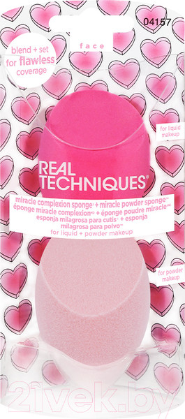 Изображение товара Набор спонжей для макияжа Real Techniques Miracle Complexion Sponge+Miracle Powder Sponge / RT4157