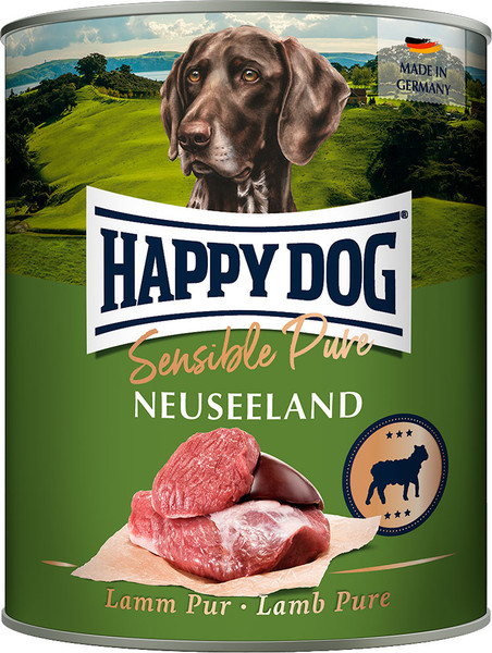 Изображение товара Влажный корм для собак Happy Dog Sensible Pure Neuseeland Ягненок / 61077 (400г)