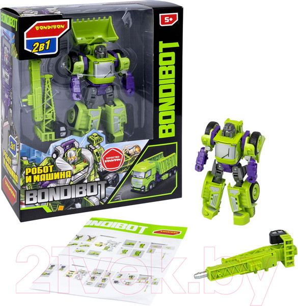 Изображение товара Робот-трансформер Bondibon Bondibot Трактор с ковшом / ВВ5933