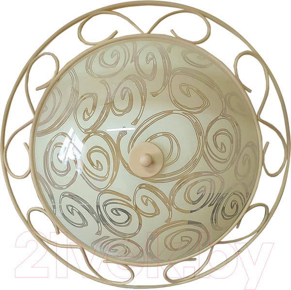 Изображение товара Потолочный светильник Элетех Фурия 300 НПБ 01-2x60-118 / 1005205858 (матовый шампань)