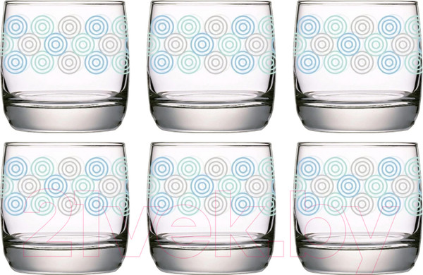 Изображение товара Набор стаканов Luminarc Французский ресторанчик. Круги S0031 (6шт)
