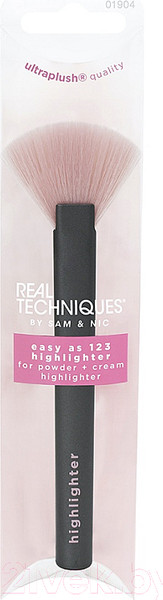 Изображение товара Кисть для макияжа Real Techniques Easy As 1 2 3 Highlight / RT1904