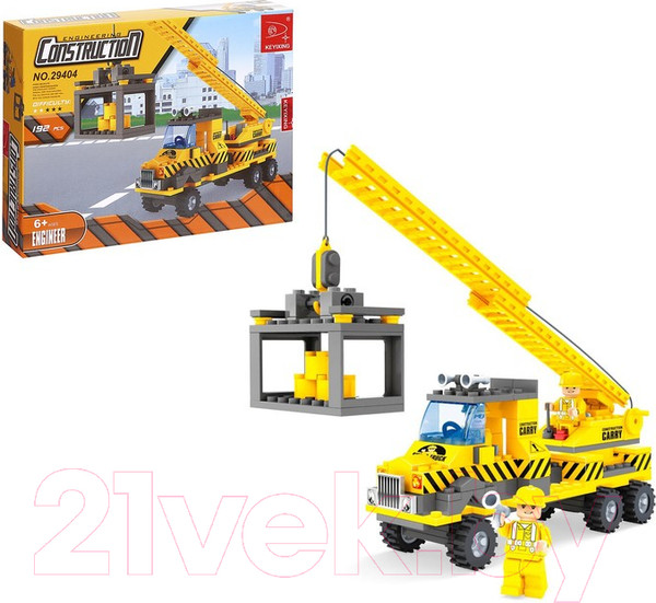 Изображение товара Конструктор Keyixing Городские строители. Кран / 576106