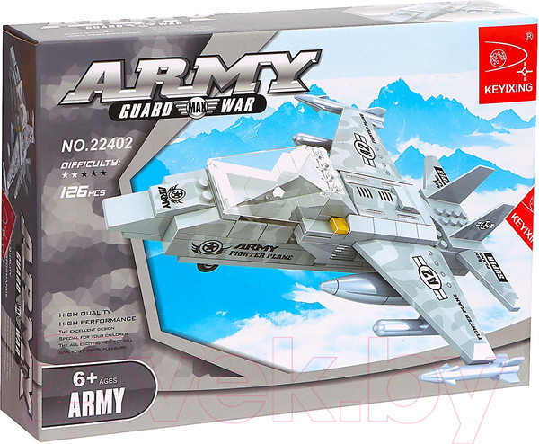 Изображение товара Конструктор Keyixing Истребитель / 460604