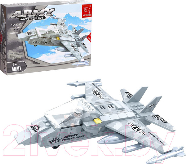 Изображение товара Конструктор Keyixing Истребитель / 460604
