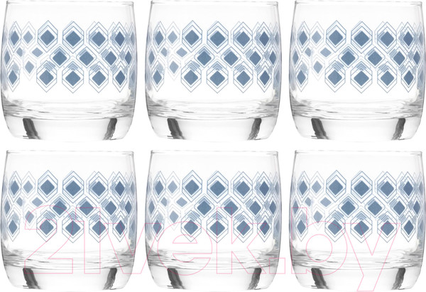 Изображение товара Набор стаканов Luminarc Ромб Топаз SO0028 (6шт)
