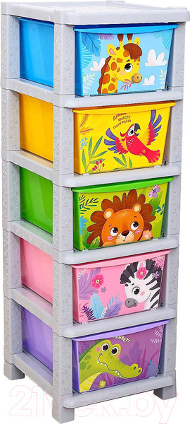 Изображение товара Комод пластиковый Соломон Веселый зоопарк / 4758970