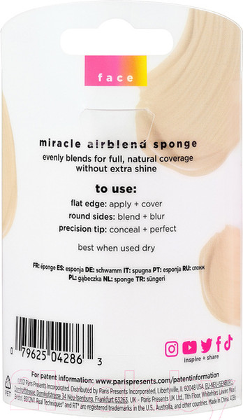 Изображение товара Спонж для макияжа Real Techniques Chroma Miracle Airblend Sponge / RT4286
