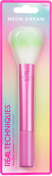 Изображение товара Кисть для макияжа Real Techniques Neon Dream Duo Fiber Powder / RT4292