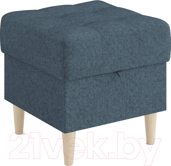 Изображение товара Пуф Сонум Norton 45-45 (кашемир синий/бук)