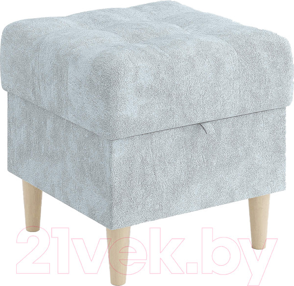 Изображение товара Пуф Сонум Norton 45-45 (бентли светло-серый/бук)