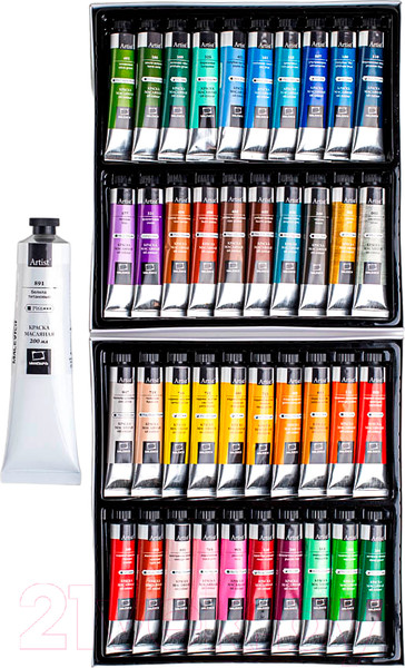 Изображение товара Масляные краски Малевичъ 520014 (40 пр.)