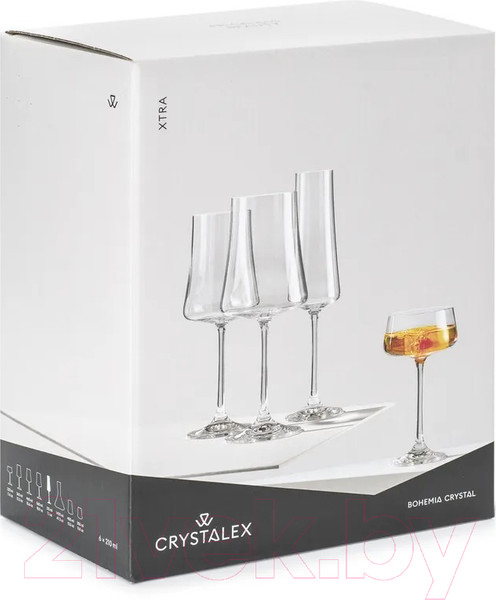 Изображение товара Набор бокалов Crystalex Xtra CR210104X (6шт)