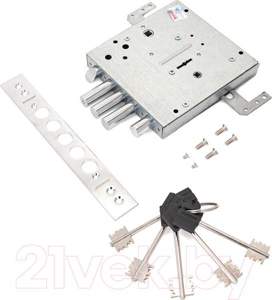Изображение товара Замок врезной Border ЗВ 9-8МК.ТЗ/15 ЛП8 универсальный / 77936