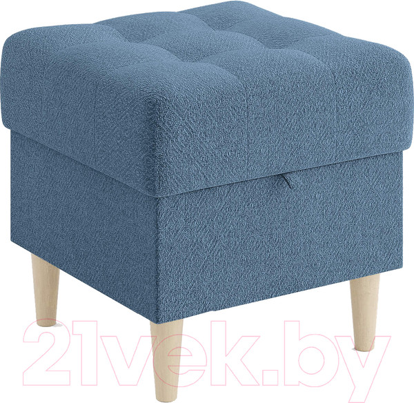 Изображение товара Пуф Сонум Norton 45-45 (рогожка деним/бук)