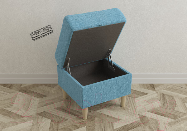 Изображение товара Пуф Сонум Norton 45-45 (багама серый/бук)