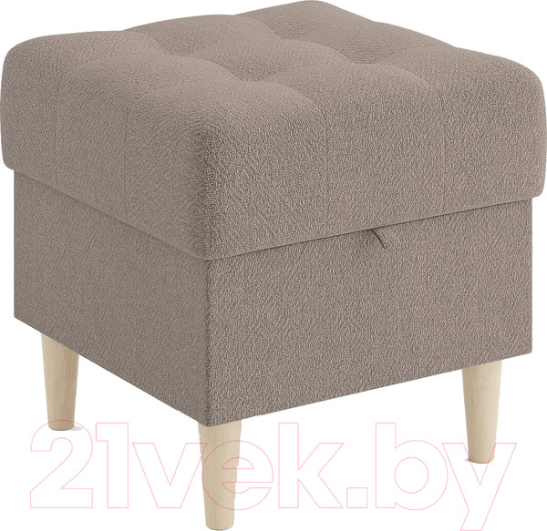 Изображение товара Пуф Сонум Norton 45-45 (рогожка мокко/бук)