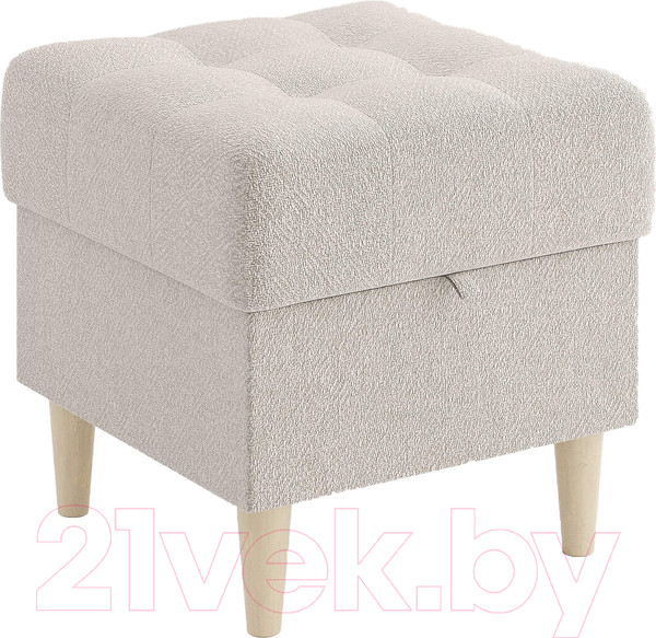 Изображение товара Пуф Сонум Norton 45-45 (рогожка песочный/бук)