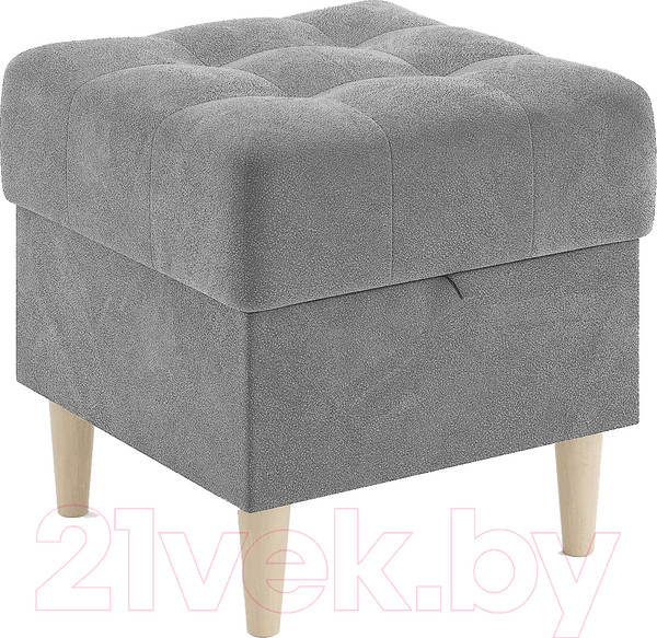 Изображение товара Пуф Сонум Norton 45-45 (фултон серый/бук)