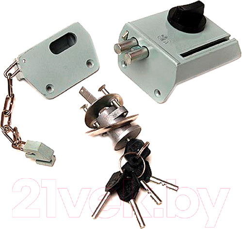 Изображение товара Замок накладной ПроСам Правый с цепочкой ЗНД-1АК / 86700