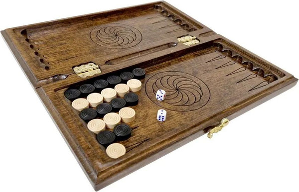 Изображение товара Набор настольных игр Ustyan Шахматы, нарды Роял 1 / GU109-31