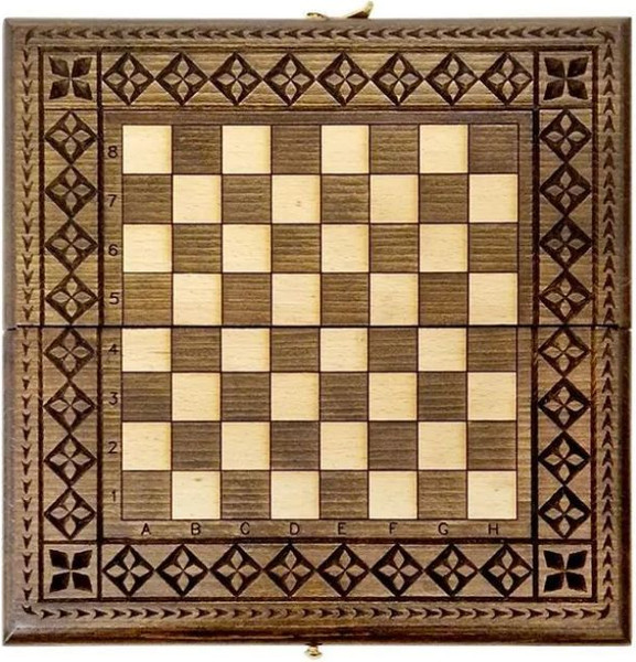 Изображение товара Набор настольных игр Ustyan Шахматы, нарды Роял 1 / GU109-31