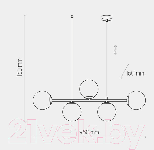 Изображение товара Потолочный светильник TK Lighting TKP6219