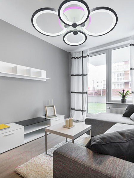 Изображение товара Потолочный светильник Mirastyle Диод CF-16134/2+2 WH ML