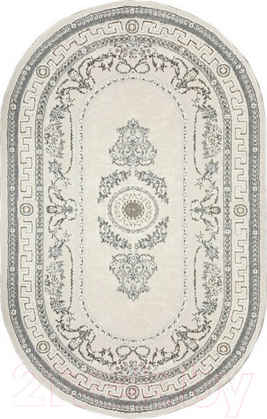 Изображение товара Ковер Bossan Rome 1754A-KGRI-BEJ-OVAL (2x2.9)