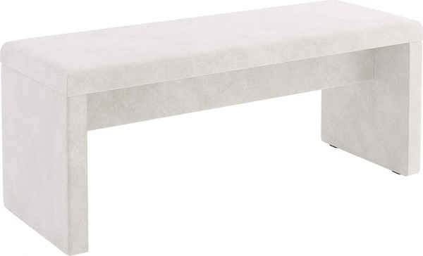 Изображение товара Банкетка Сонум Bruno 42-122 (микровелюр белый)