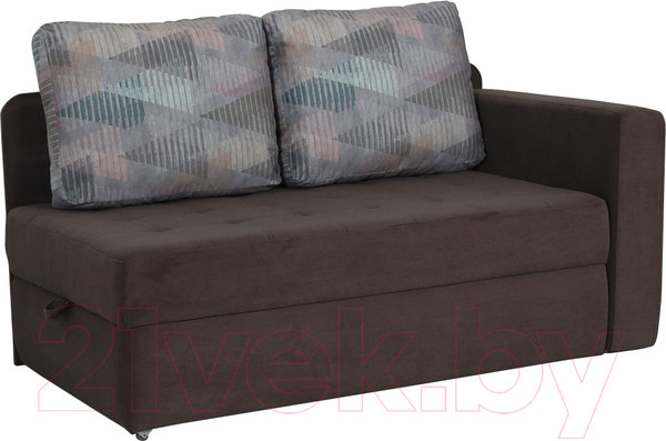 Изображение товара Тахта DiArt Студент правая (велюр Inside Grey/Ultra Stone)