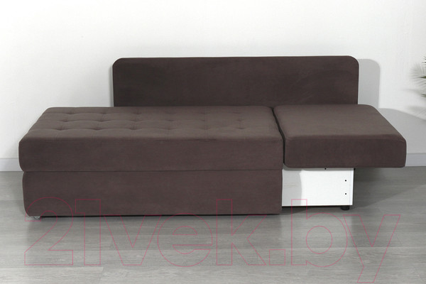 Изображение товара Тахта DiArt Студент правая (велюр Inside Grey/Ultra Stone)