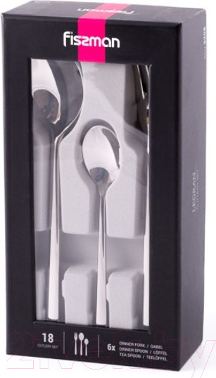 Изображение товара Набор столовых приборов Fissman Legran 3208 (18пр)