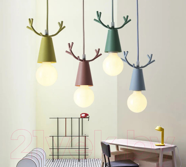 Изображение товара Потолочный светильник Imperiumloft Deer-One01 / 178111-26