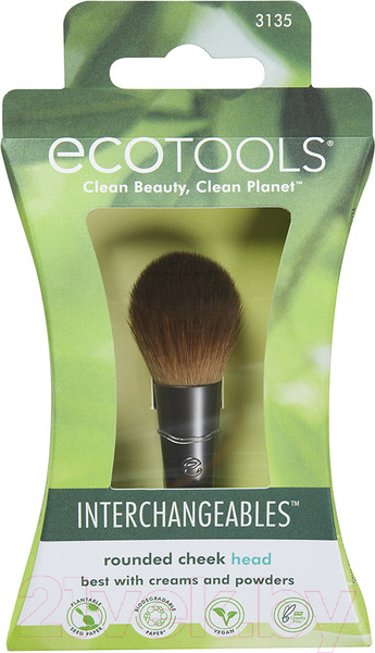 Изображение товара Сменная насадка для кисти Ecotools Interchangeables Rounded Cheek Head ET3135
