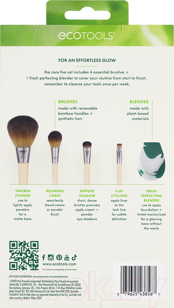 Изображение товара Набор кистей для макияжа Ecotools The Core Five Set ET2400