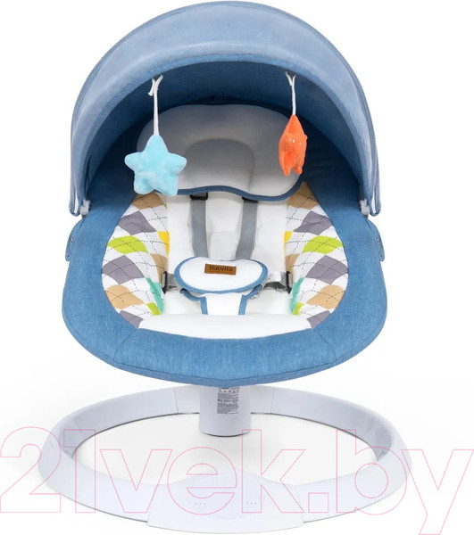 Изображение товара Детский шезлонг Nuovita Attento А1 (голубой/белый)