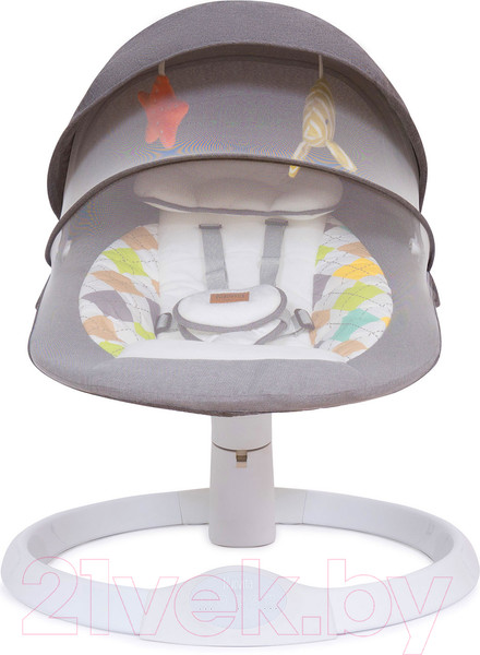 Изображение товара Детский шезлонг Nuovita Attento А1 (серый/белый)