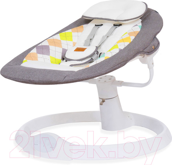 Изображение товара Детский шезлонг Nuovita Attento А1 (серый/белый)