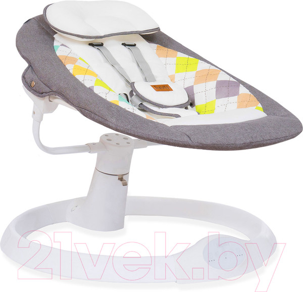 Изображение товара Детский шезлонг Nuovita Attento А1 (серый/белый)